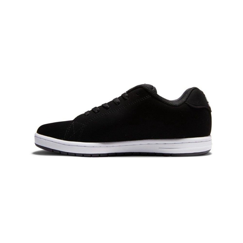 Black / Grey DC Gaveler Men's Skate Shoes | 06293-BTDV