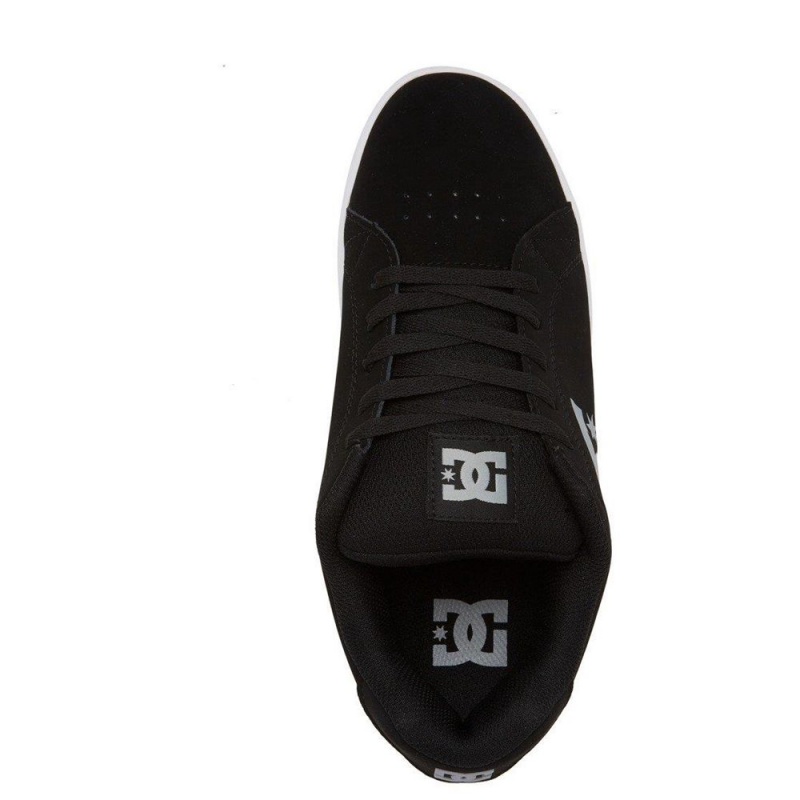 Black / Grey DC Gaveler Men's Skate Shoes | 06293-BTDV