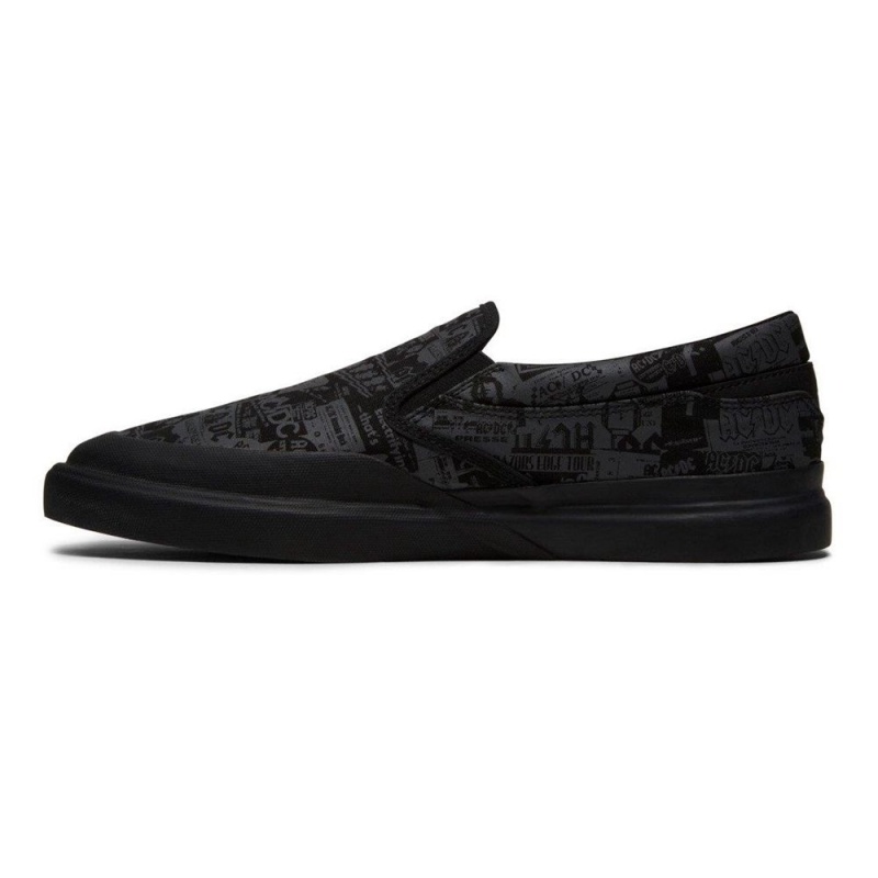 Black / Grey DC Infinite Men's Skate Shoes | 34275-VDXU