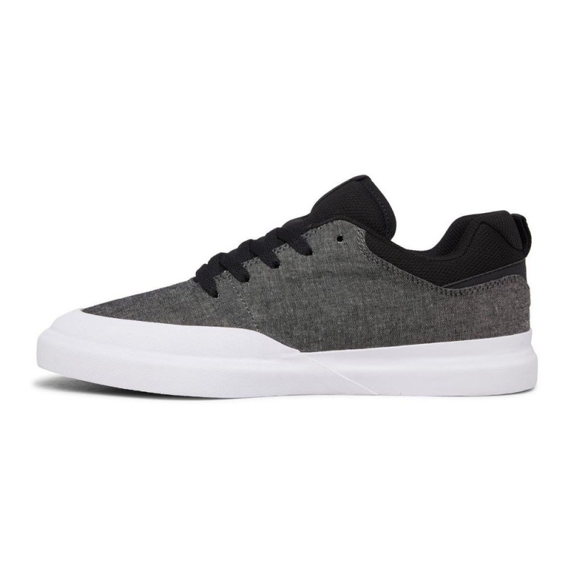 Black / Grey DC Infinite Men's Skate Shoes | 73156-QJGI