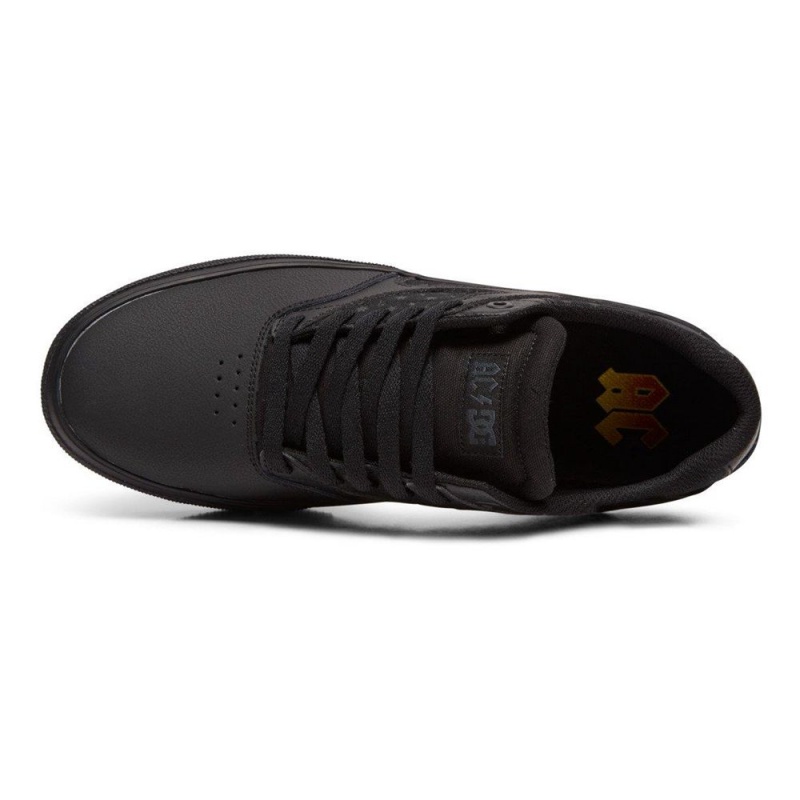 Black / Grey DC Kalis Vulc Men's Skate Shoes | 97368-GSUW