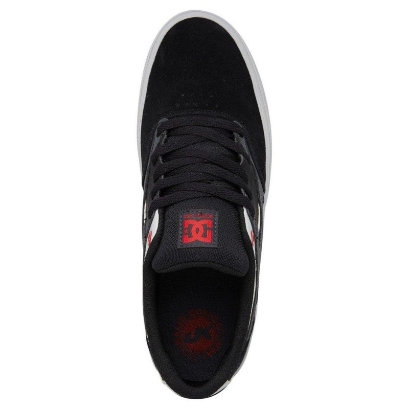 Black / Grey DC Kalis Vulc Men's Skate Shoes | 40635-ZDQT