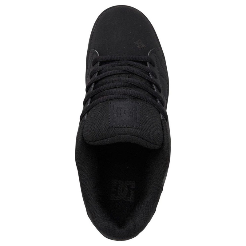 Black / Grey DC Net Men's Skate Shoes | 73941-TEAJ