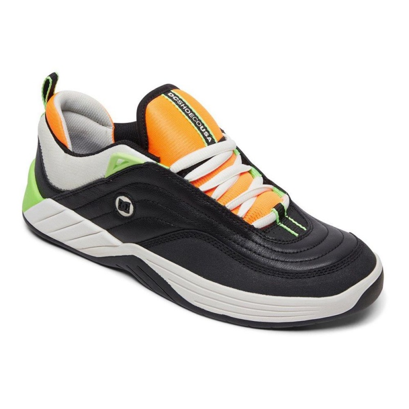 Black / Orange DC Williams Slim Men's Trainers | 83947-JARM