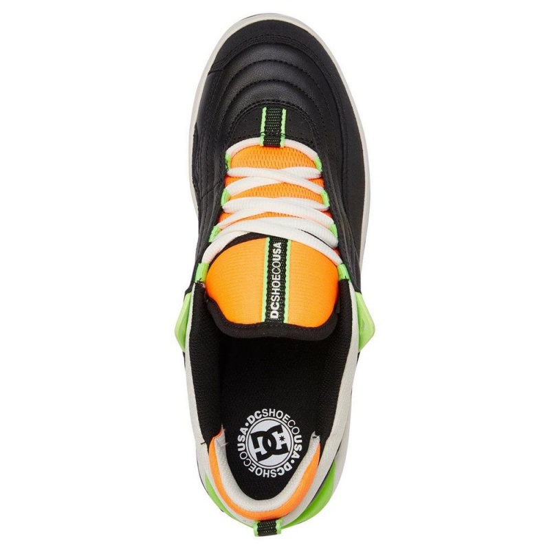 Black / Orange DC Williams Slim Men's Trainers | 83947-JARM