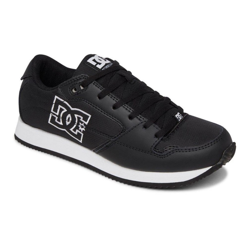 Black / White DC Alias Women's Trainers | 89063-LHWQ