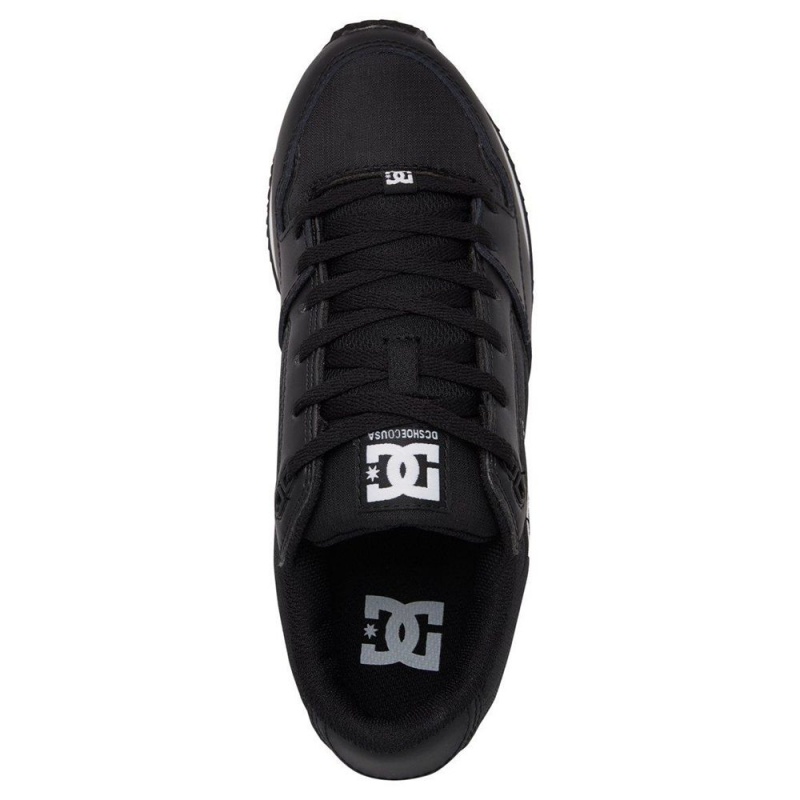 Black / White DC Alias Women's Trainers | 89063-LHWQ