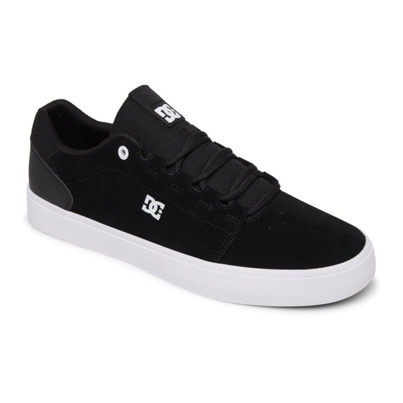 Black / White DC Hyde Men's Skate Shoes | 28610-TBJC