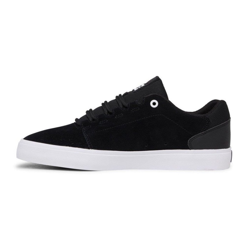 Black / White DC Hyde Men's Skate Shoes | 28610-TBJC