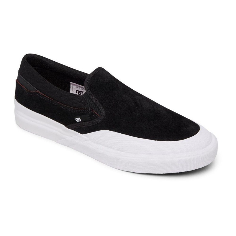 Black / White DC Infinite Men's Skate Shoes | 97481-GQCB