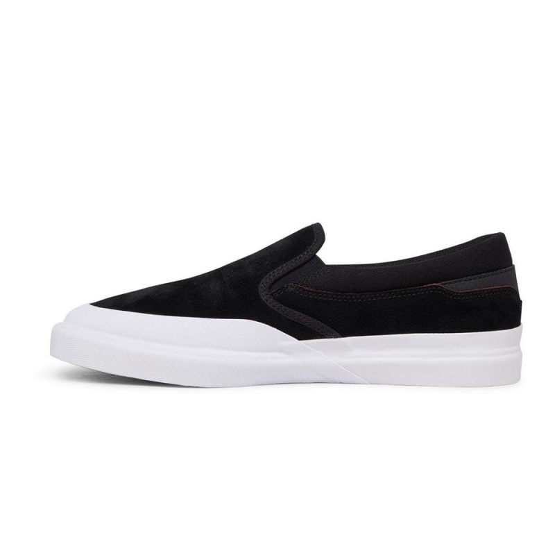 Black / White DC Infinite Men's Skate Shoes | 97481-GQCB