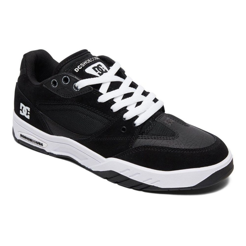 Black / White DC Maswell Men's Trainers | 41796-DFOA