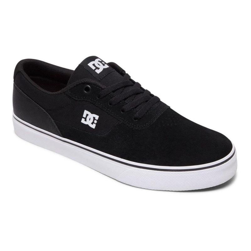 Black / White DC Switch Men's Skate Shoes | 23594-HOLA