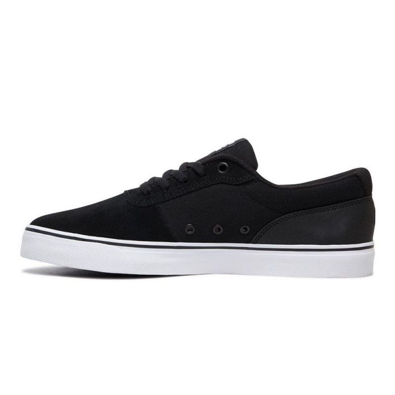 Black / White DC Switch Men's Skate Shoes | 23594-HOLA