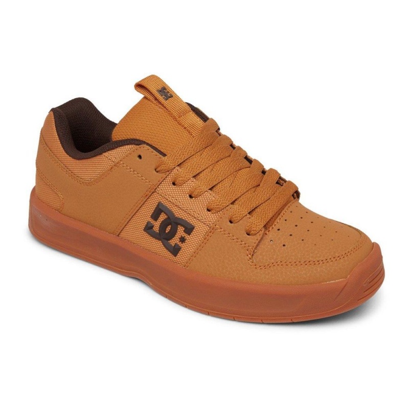 Brown DC Lynx Men's Skate Shoes | 25673-IOYS