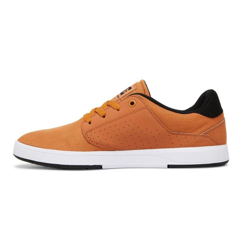 Brown / Black DC Plaza Men's Skate Shoes | 83716-GSPD