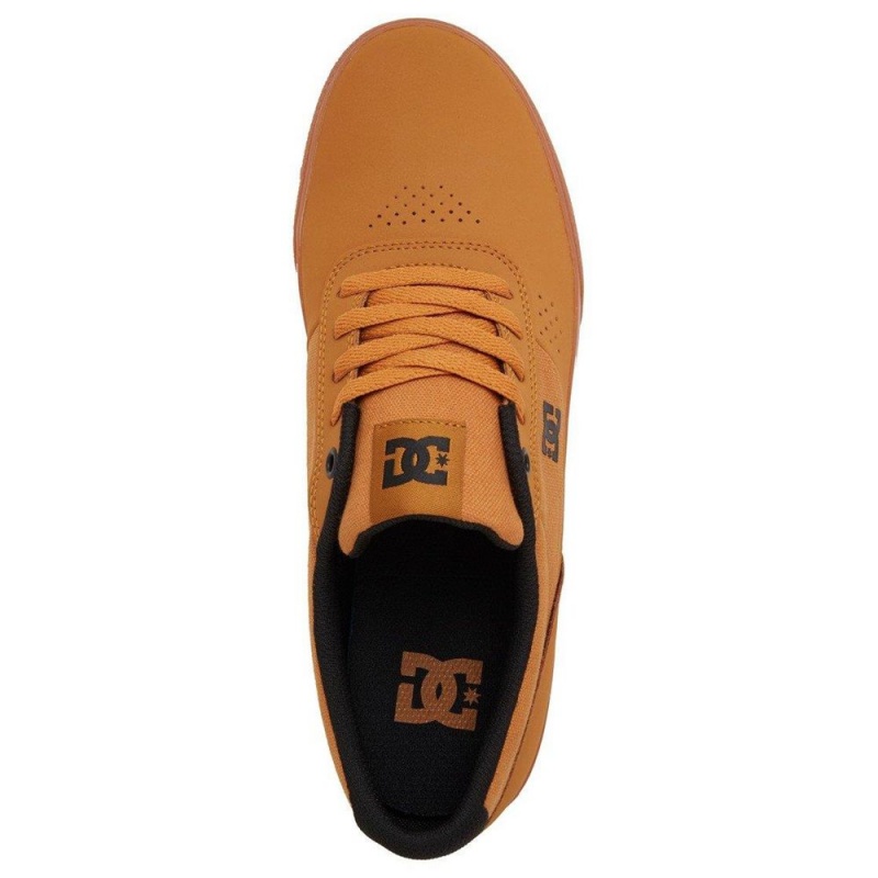 Brown / Black DC Switch Men's Skate Shoes | 17384-TOAB