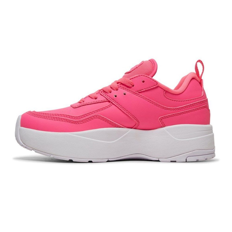 Dark Pink DC E.Tribeka Women's Trainers | 25893-CJFA