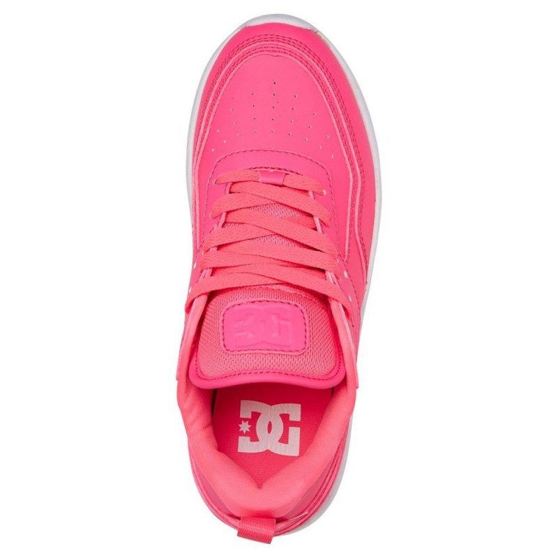 Dark Pink DC E.Tribeka Women's Trainers | 25893-CJFA