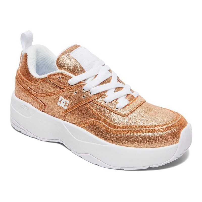 Gold DC E.Tribeka Women's Trainers | 60891-QYCL