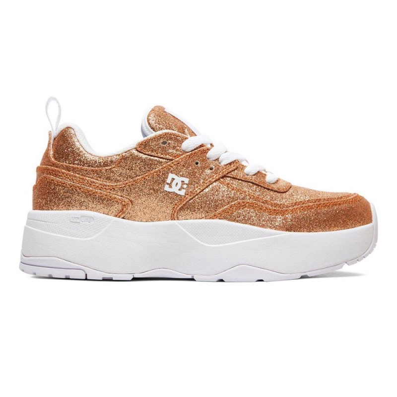 Gold DC E.Tribeka Women\'s Trainers | 60891-QYCL