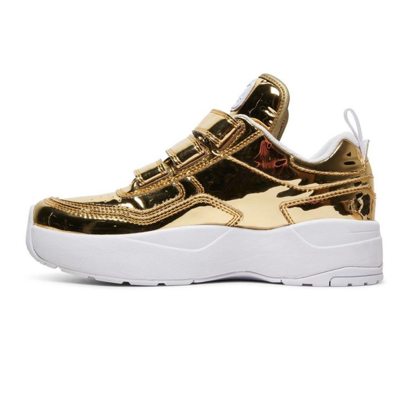 Gold DC E.Tribeka Women's Trainers | 82916-THOP