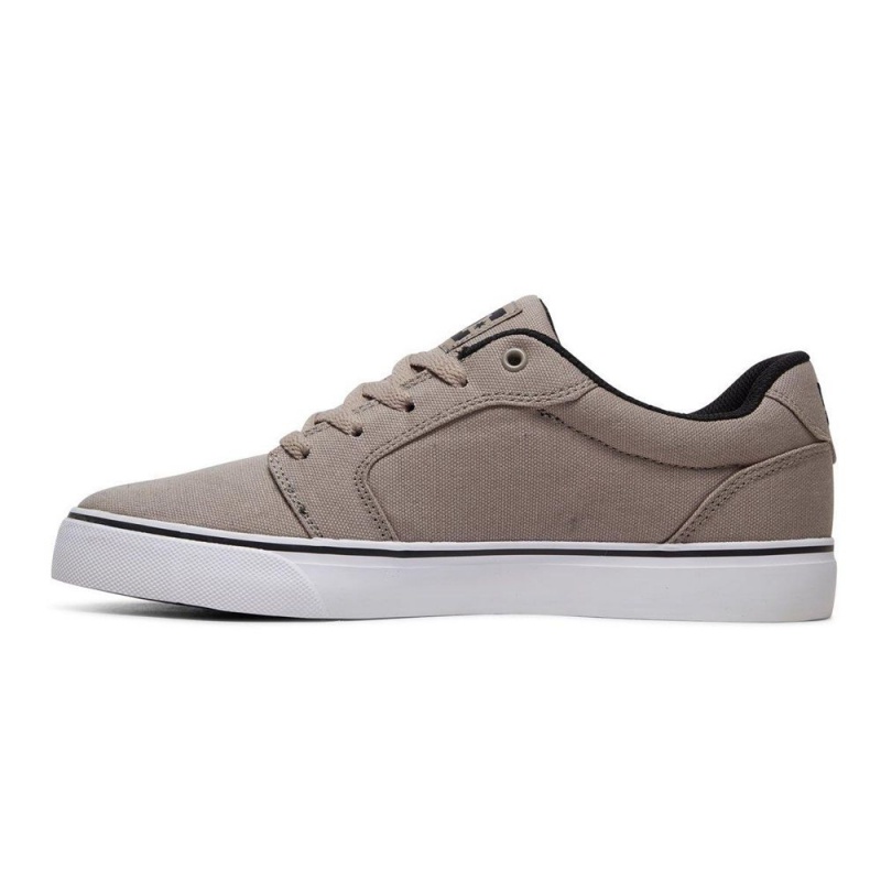 Grey DC Anvil Men's Skate Shoes | 02915-MPBR