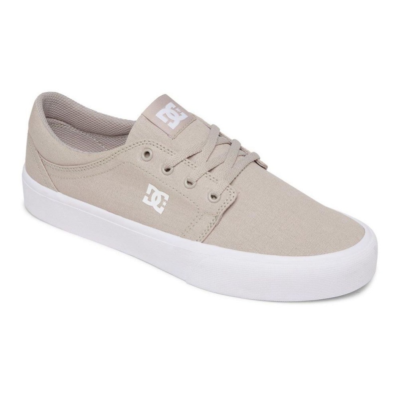 Grey DC Trase Men's Skate Shoes | 27893-JVCI