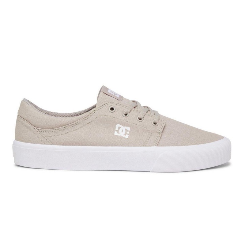 Grey DC Trase Men\'s Skate Shoes | 27893-JVCI