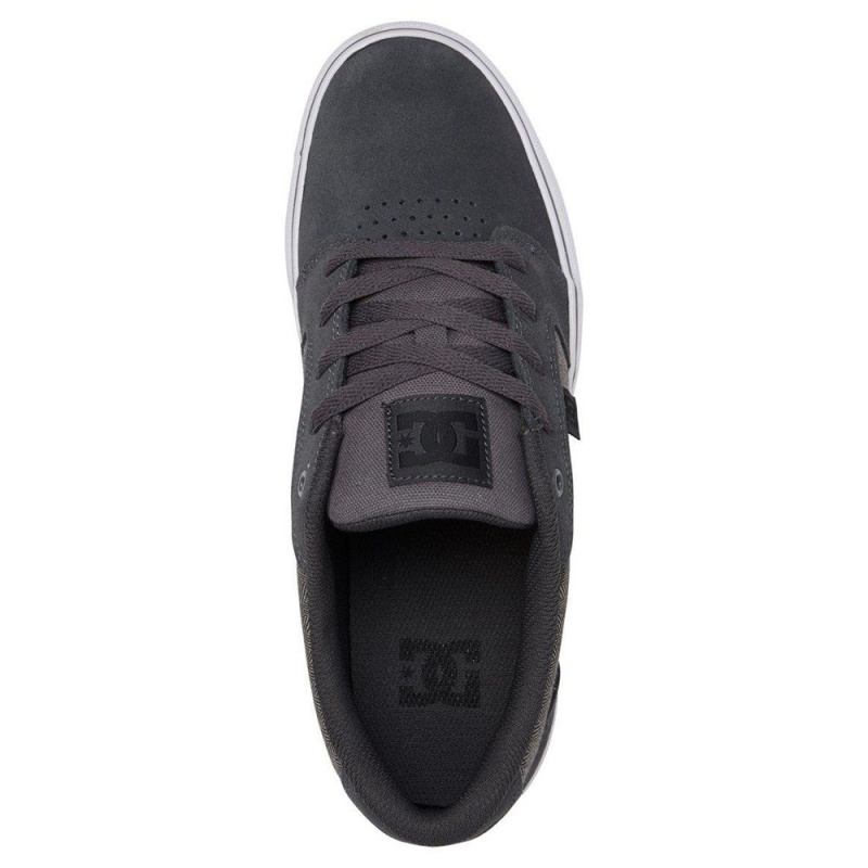 Grey / Black DC Anvil Men's Skate Shoes | 57496-KDOC