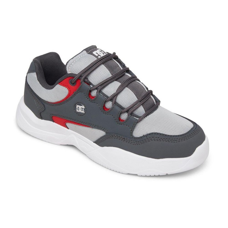 Grey / Black DC Decel Men's Trainers | 62153-XOQD