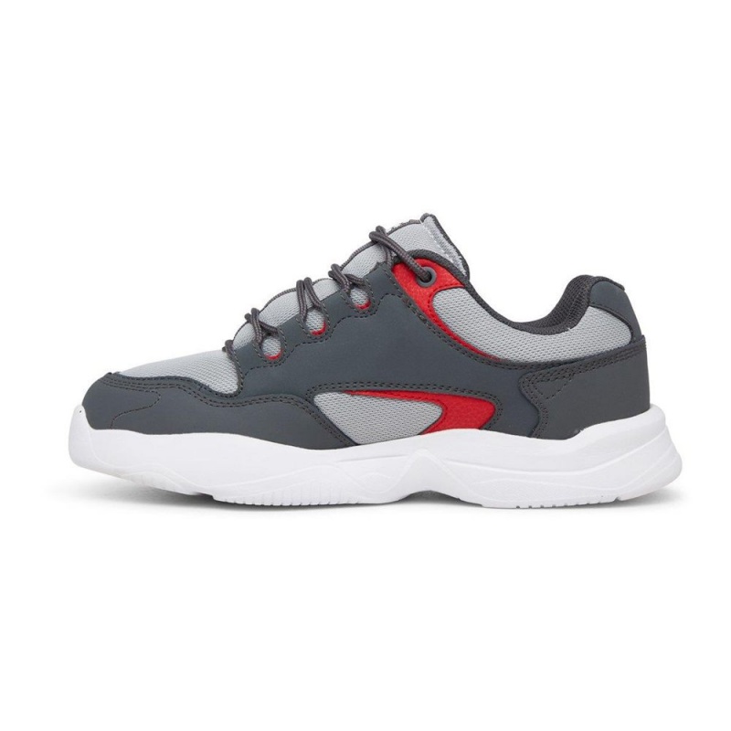 Grey / Black DC Decel Men's Trainers | 62153-XOQD