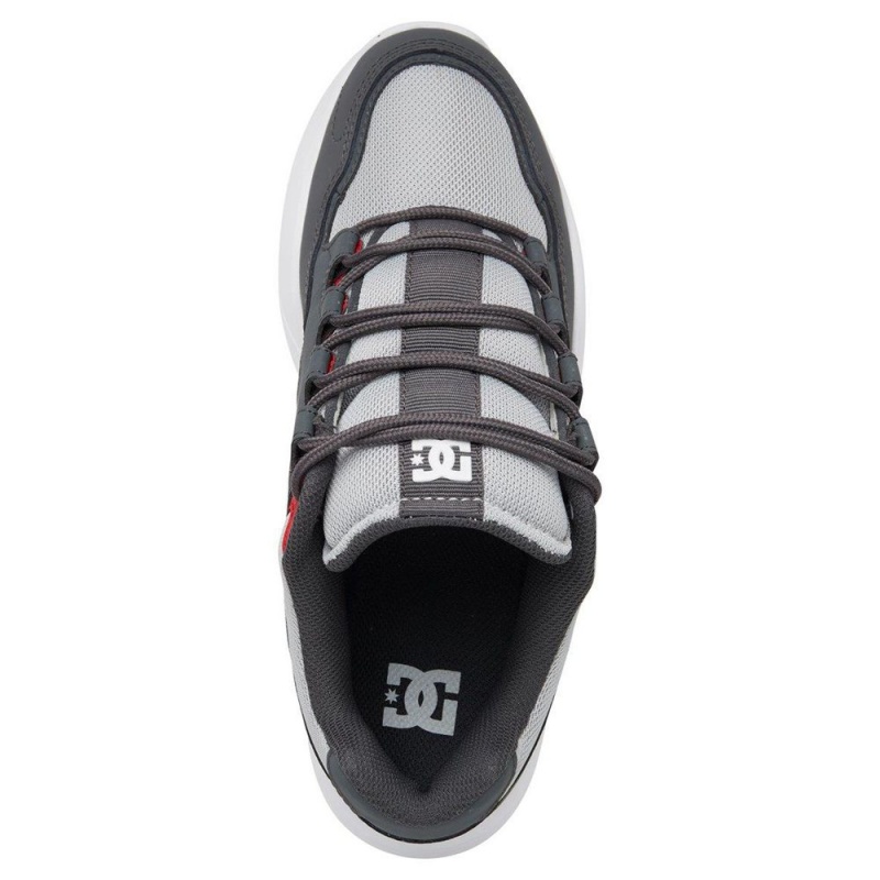 Grey / Black DC Decel Men's Trainers | 62153-XOQD