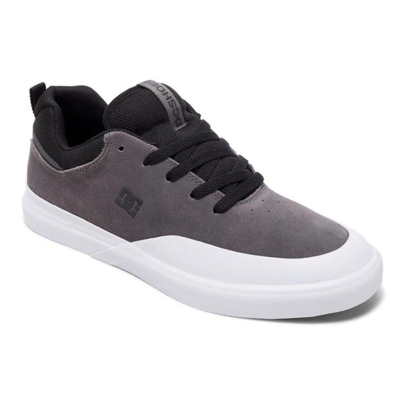 Grey / Black DC Infinite Men's Skate Shoes | 82765-EILD