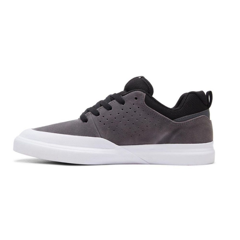 Grey / Black DC Infinite Men's Skate Shoes | 82765-EILD