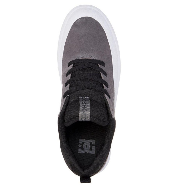 Grey / Black DC Infinite Men's Skate Shoes | 82765-EILD