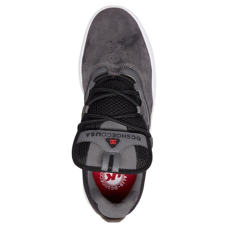 Grey / Black DC Kalis Men's Trainers | 89736-CADH