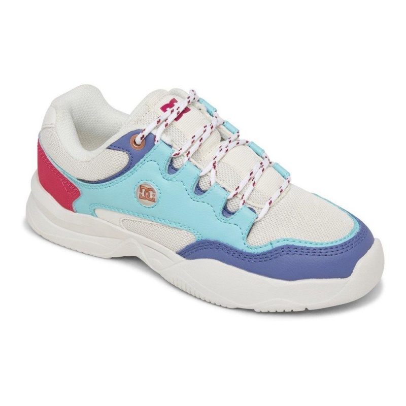 Grey / Blue DC Decel Women's Trainers | 83250-LOHE