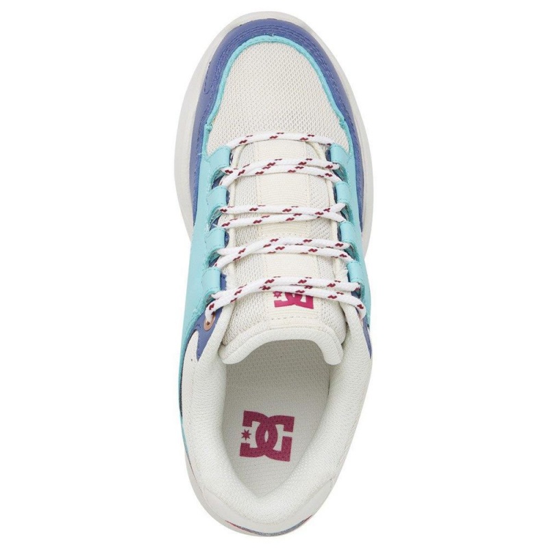 Grey / Blue DC Decel Women's Trainers | 83250-LOHE