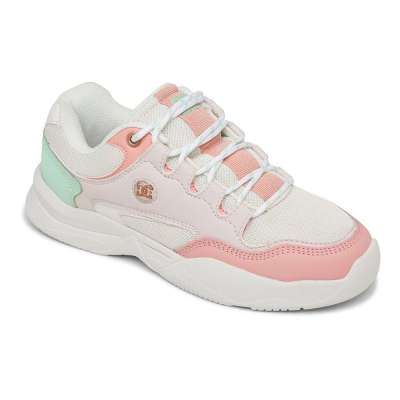 Grey / Pink DC Decel Women's Trainers | 01865-QDIB