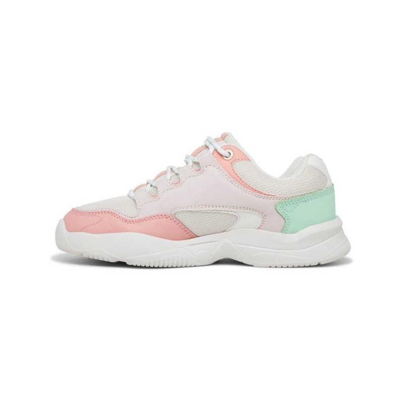 Grey / Pink DC Decel Women's Trainers | 01865-QDIB