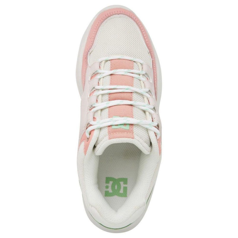 Grey / Pink DC Decel Women's Trainers | 01865-QDIB