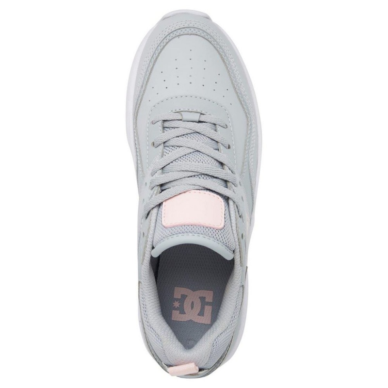 Grey / Pink DC E.Tribeka Women's Trainers | 05728-NCJI