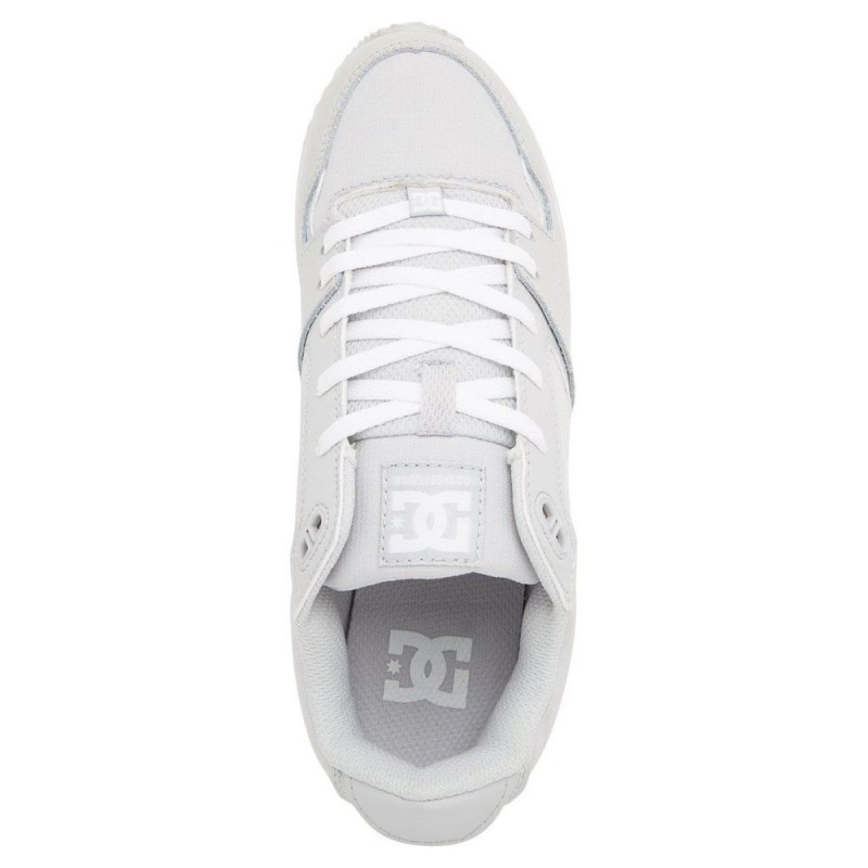 Grey / White DC Alias Women's Trainers | 74938-QCVO