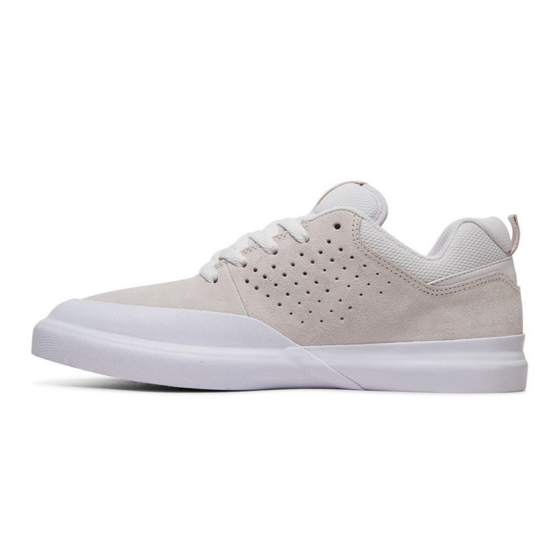 Grey / White DC Infinite Men's Skate Shoes | 21507-GHEB