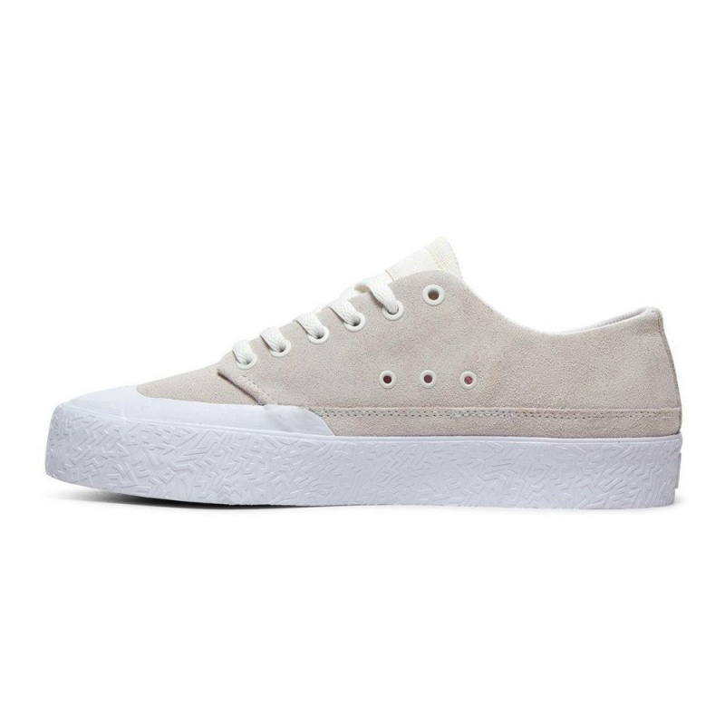 Grey / White DC T-Funk Men's Skate Shoes | 01623-BCKU