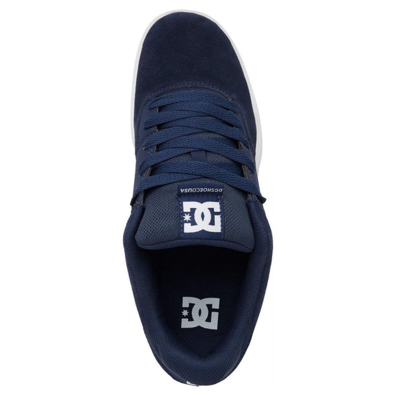 Navy / White DC Central Men's Trainers | 12075-QCIO