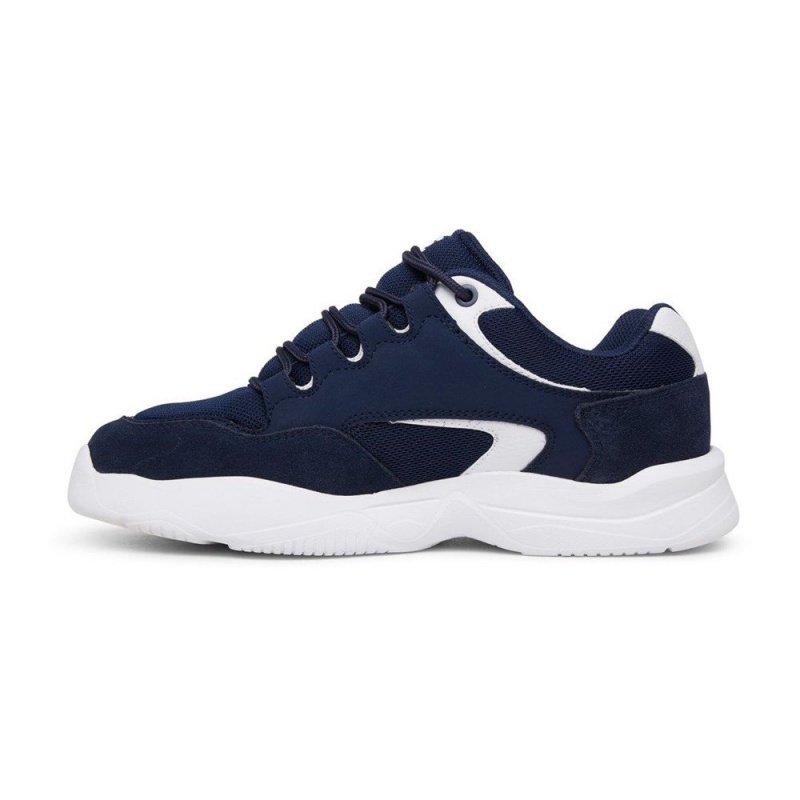 Navy / White DC Decel Men's Trainers | 42567-AJVF