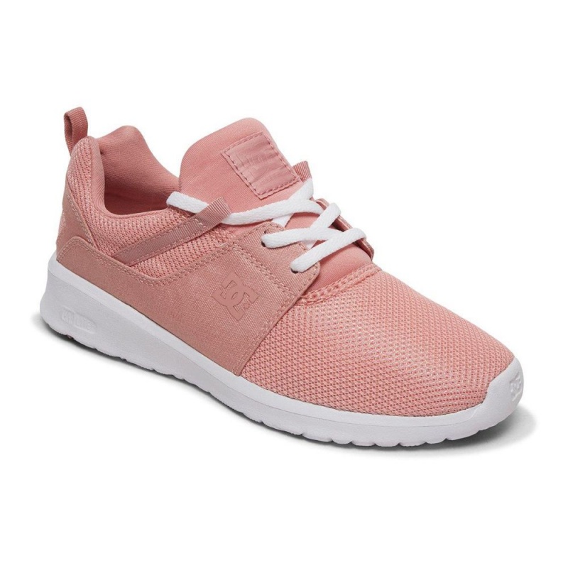 Pink DC Heathrow Women's Trainers | 79146-LYXU