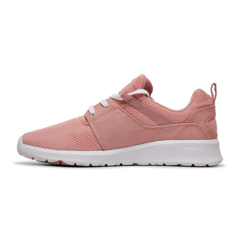 Pink DC Heathrow Women's Trainers | 79146-LYXU